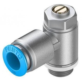 Дроссель с обратным клапаном FESTO GRLA-1/4-QS-10-D 10471
