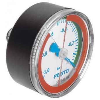 Вакууметр с трубкой Бурдона FESTO VAM-40-V1/0-R1/8-E-RG 10474 Вакууметр с трубкой Бурдона FESTO VAM-40-V1/0-R1/8-E-RG 10474