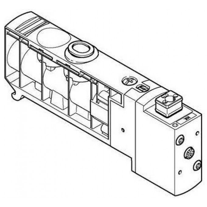 Распределитель электрический 4/2 бистабильный FESTO VUVB-S-B42-ZD-QAC1 192084
