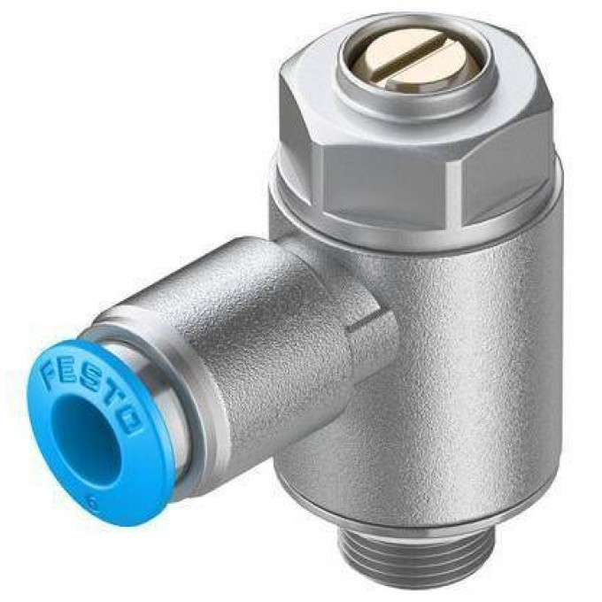 Дроссель пневматический FESTO GRLA-1/8-QS-6-MF-D 192395