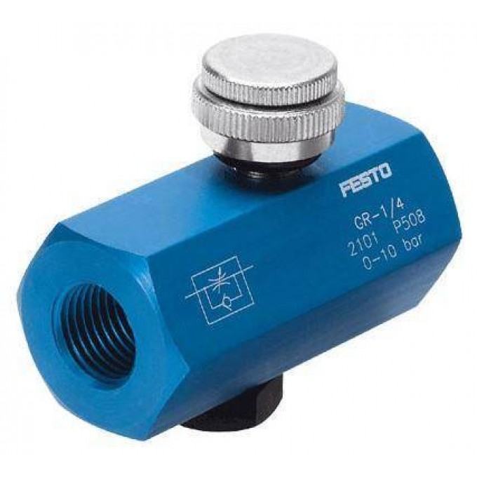 Пневмодроссель с обратным клапаном FESTO GR-1/4 192404