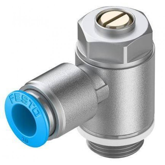 Дроссель с обратным клапаном FESTO GRLA-3/8-QS-10-D 192501