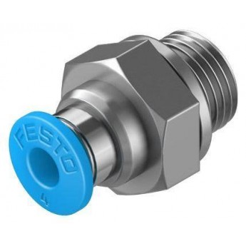Фитинг цанговый прямой FESTO QS-G1/-100 193254 Фитинг цанговый прямой FESTO QS-G1/-100 193254