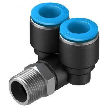 Фитинг Y-образный угловой FESTO QSYL-3 193886 Фитинг Y-образный угловой FESTO QSYL-3 193886