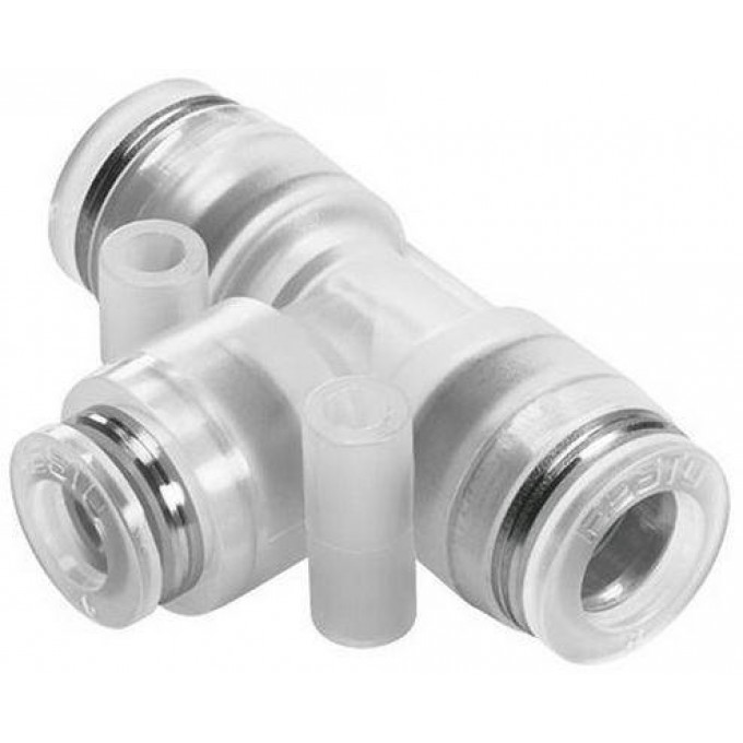 Фитинг-тройник цанговый FESTO NPQP-T-Q8-Q6-FD-P10 194043