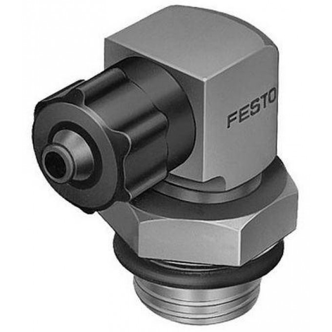 Фитинг угловой FESTO LCKN-1/4-PK-4 с накидной гайкой 194908