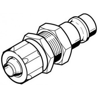 Быстроразъемный штекер FESTO KS4-CK-9-S 195168 Быстроразъемный штекер FESTO KS4-CK-9-S 195168